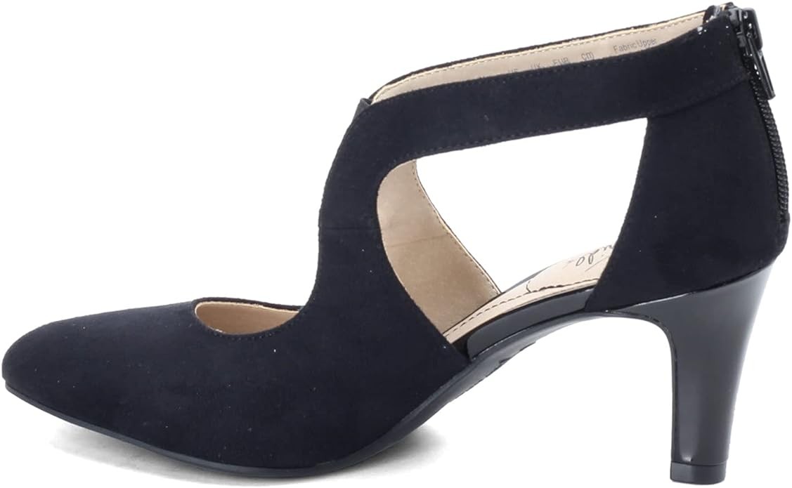 LifeStride Womens Giovanna 2 Pumps Black Microsuede 9 M